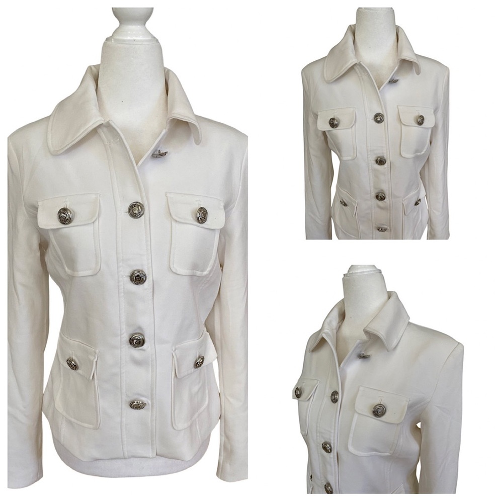 Karl Lagerfeld Paris White Jacket .  Size:4.  New With Tag
